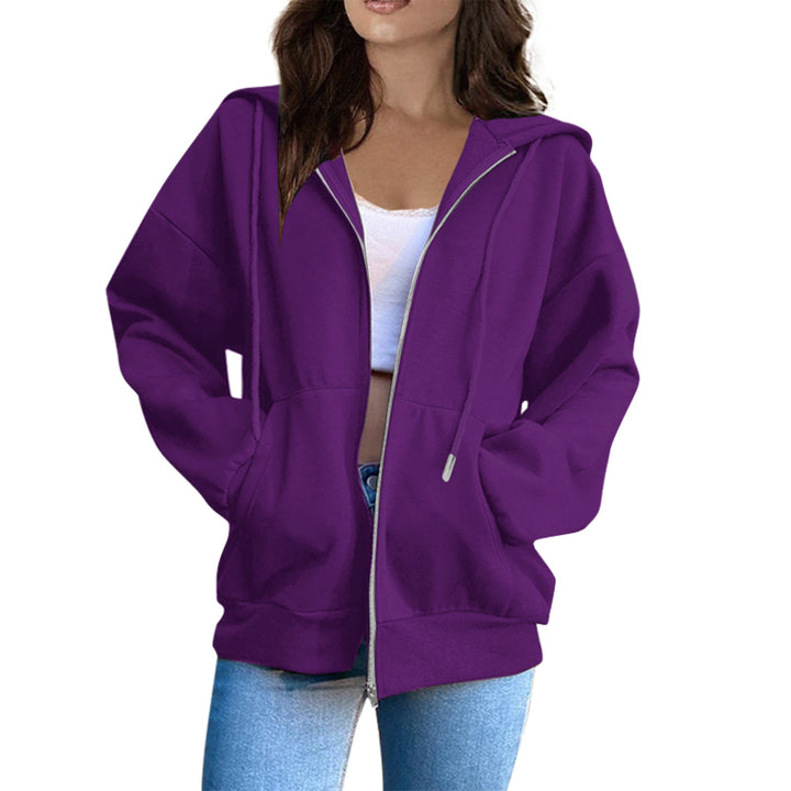 Kvinnors hoodiejacka med mysig oversize passform Mirla-Eva Jonsson
