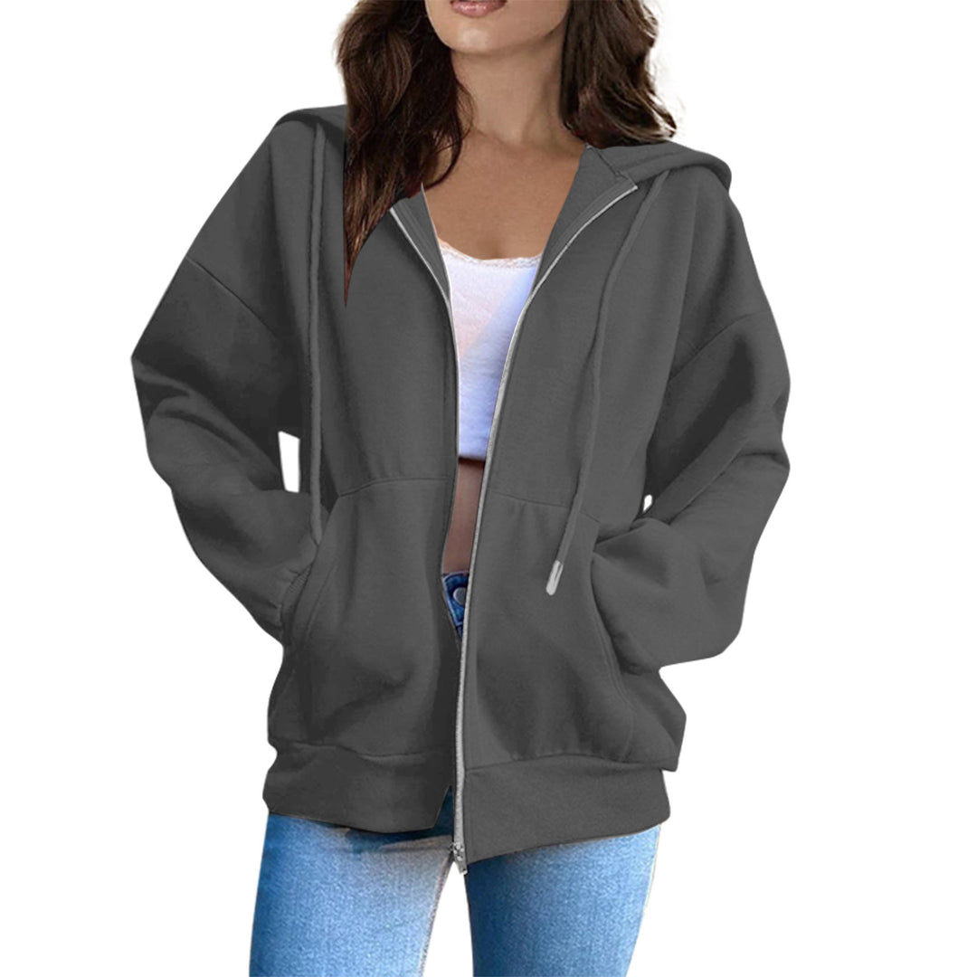 Kvinnors hoodiejacka med mysig oversize passform Mirla-Eva Jonsson