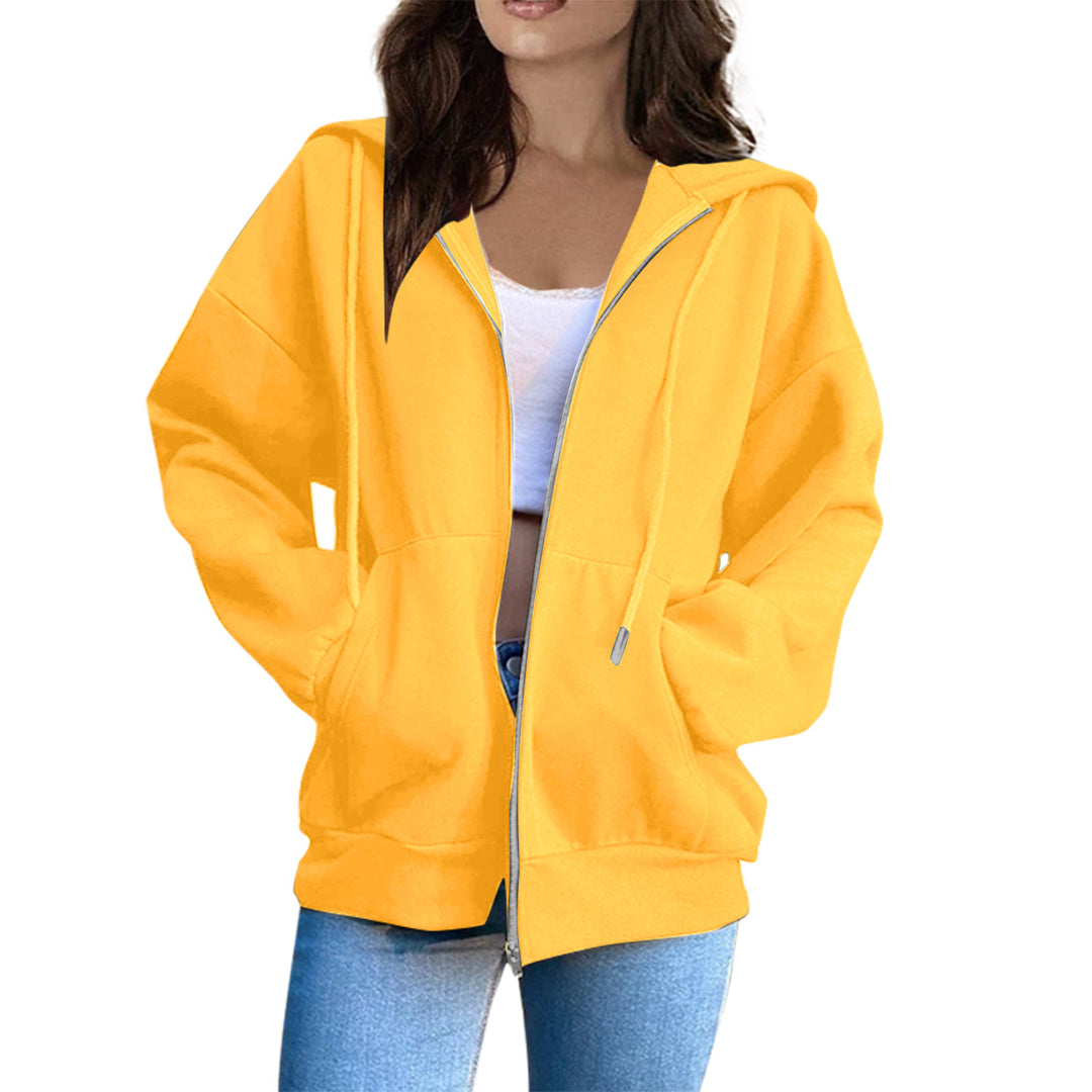 Kvinnors hoodiejacka med mysig oversize passform Mirla-Eva Jonsson