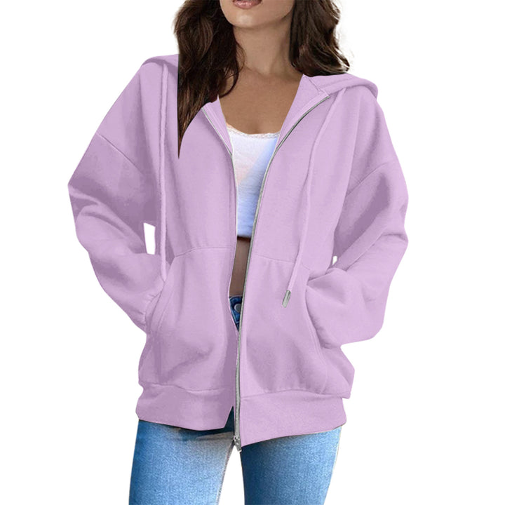Kvinnors hoodiejacka med mysig oversize passform Mirla-Eva Jonsson