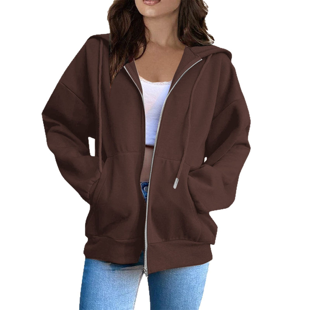 Kvinnors hoodiejacka med mysig oversize passform Mirla-Eva Jonsson