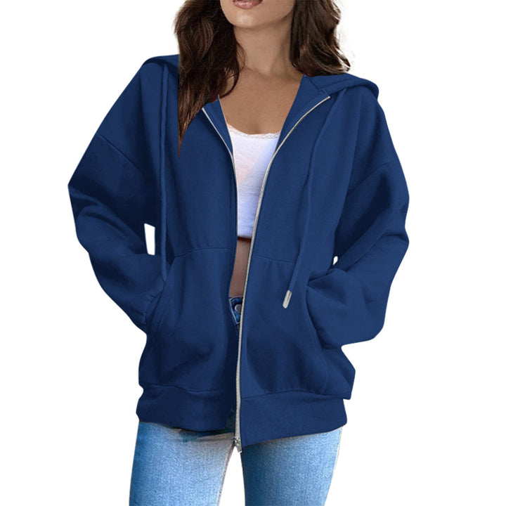 Kvinnors hoodiejacka med mysig oversize passform Mirla-Eva Jonsson
