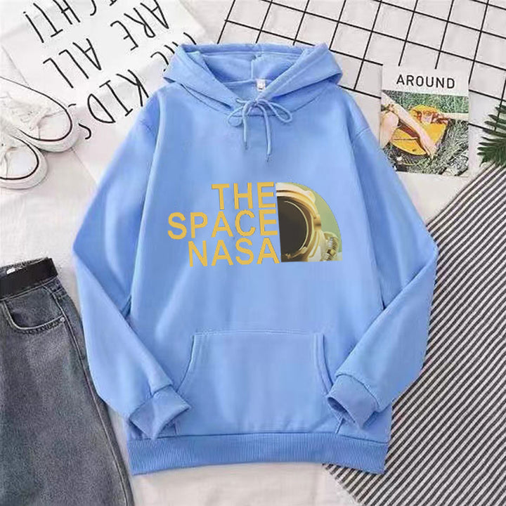 Kvinnors hoodies med modern rymddesign Mirla-Eva Jonsson
