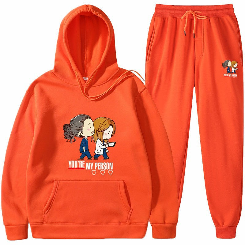 Kvinnors hoodies och joggingset med original tecknad design Mirla-Eva Jonsson