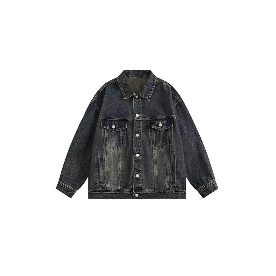 Kvinnors jeansjacka med vintage tvätt och praktiska fickor Mirla-Eva Jonsson