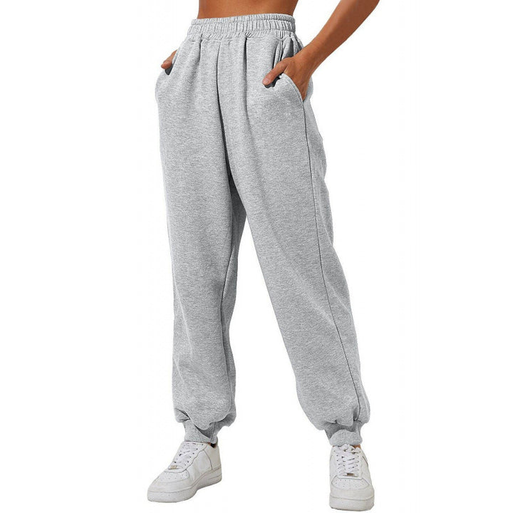 Kvinnors joggingbyxor med elastisk midja och sidofickor Mirla-Eva Jonsson