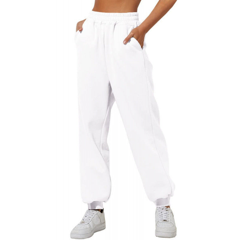 Kvinnors joggingbyxor med elastisk midja och sidofickor Mirla-Eva Jonsson