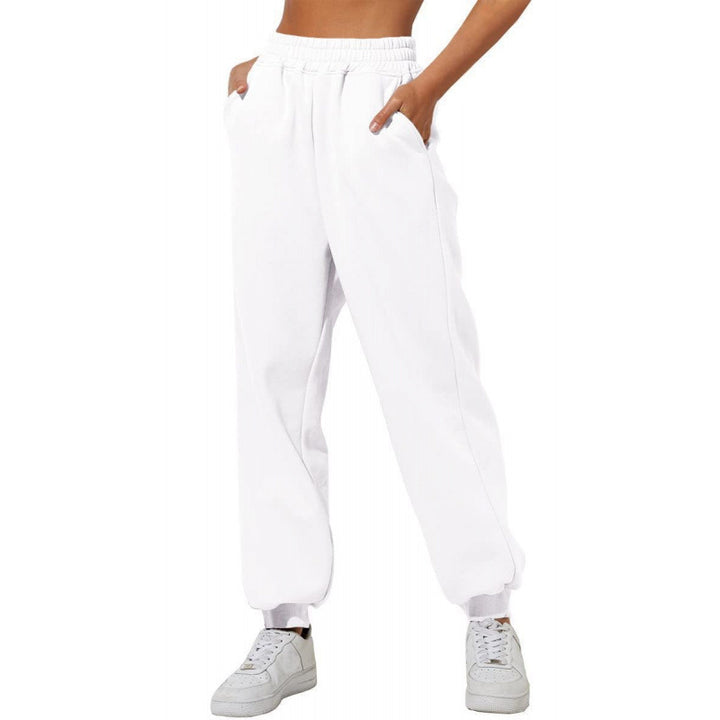 Kvinnors joggingbyxor med elastisk midja och sidofickor Mirla-Eva Jonsson
