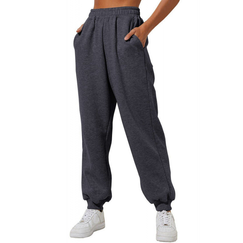 Kvinnors joggingbyxor med elastisk midja och sidofickor Mirla-Eva Jonsson
