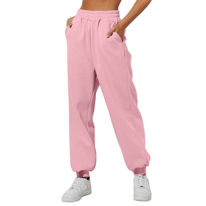 Kvinnors joggingbyxor med elastisk midja och sidofickor Mirla-Eva Jonsson
