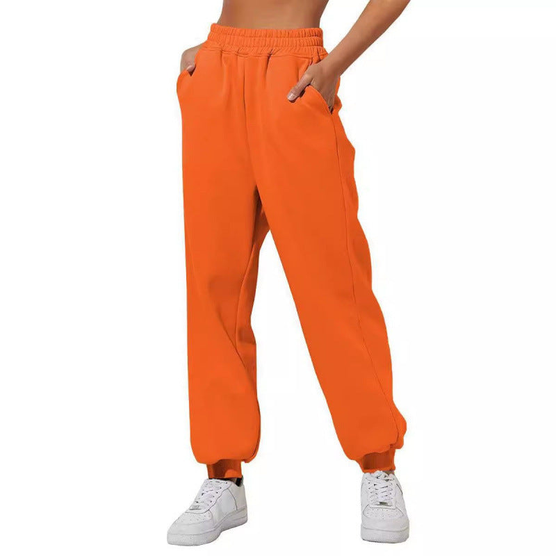 Kvinnors joggingbyxor med elastisk midja och sidofickor Mirla-Eva Jonsson