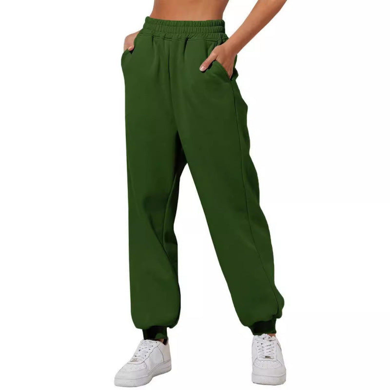 Kvinnors joggingbyxor med elastisk midja och sidofickor Mirla-Eva Jonsson
