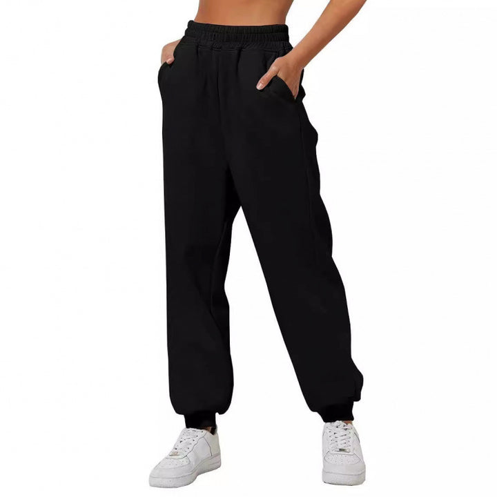 Kvinnors joggingbyxor med elastisk midja och sidofickor Mirla-Eva Jonsson