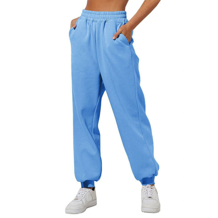 Kvinnors joggingbyxor med elastisk midja och sidofickor Mirla-Eva Jonsson