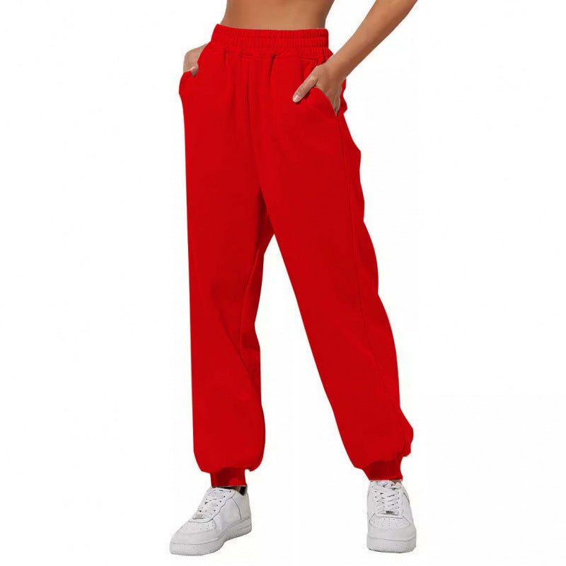 Kvinnors joggingbyxor med elastisk midja och sidofickor Mirla-Eva Jonsson