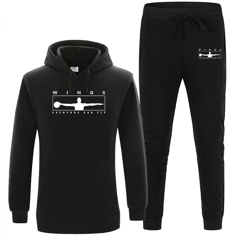 Kvinnors joggingset med modern logotyp och bekväma kängurufickor Mirla-Eva Jonsson