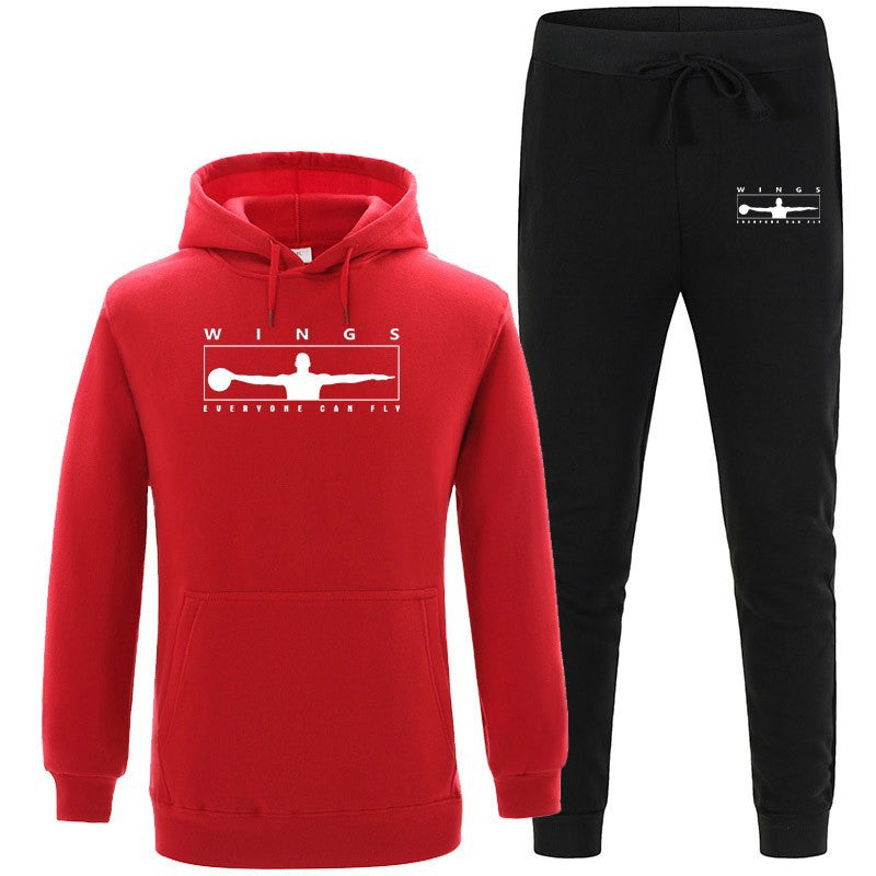 Kvinnors joggingset med modern logotyp och bekväma kängurufickor Mirla-Eva Jonsson