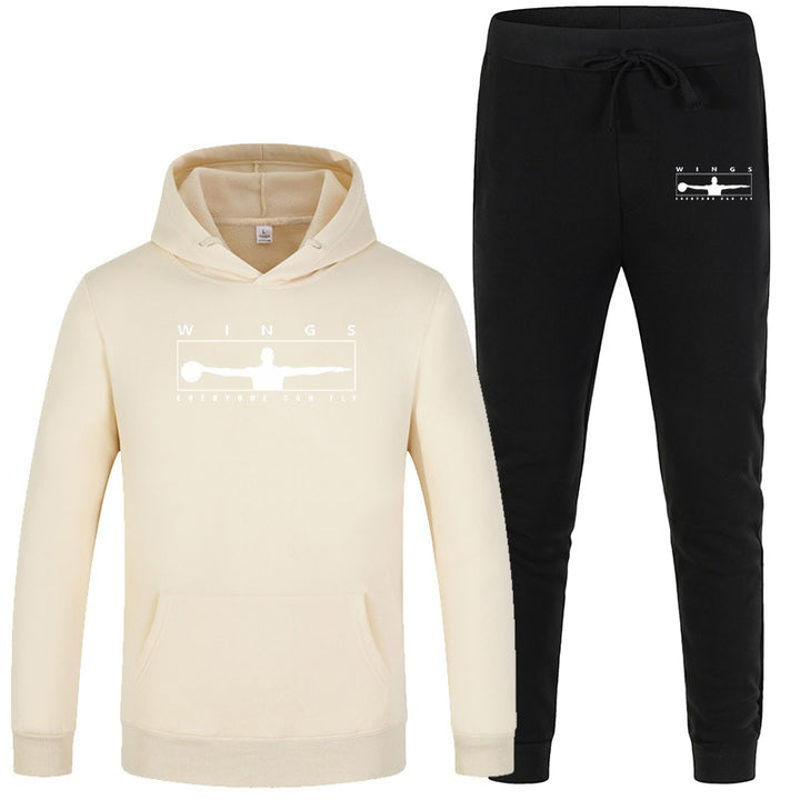 Kvinnors joggingset med modern logotyp och bekväma kängurufickor Mirla-Eva Jonsson