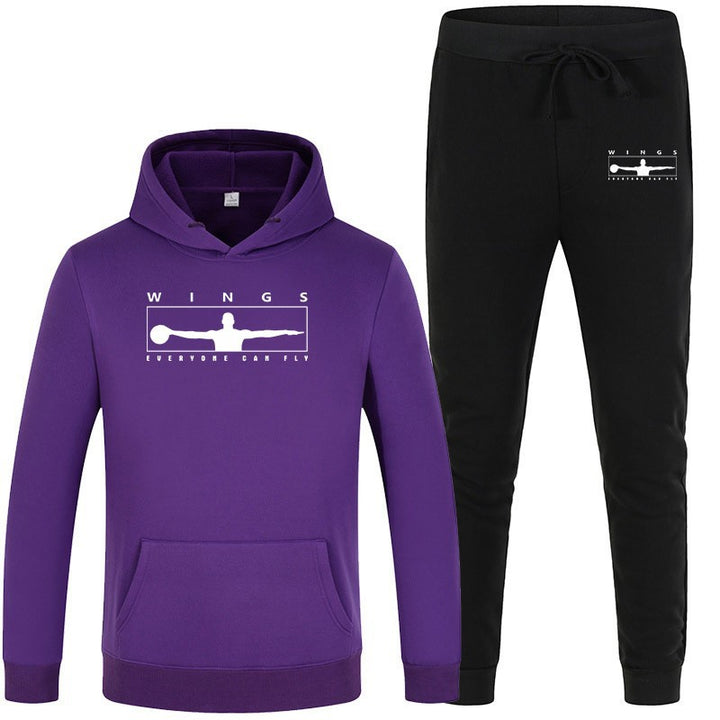 Kvinnors joggingset med modern logotyp och bekväma kängurufickor Mirla-Eva Jonsson