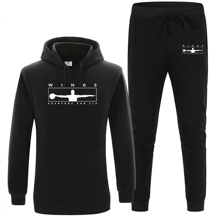 Kvinnors joggingset med modern logotyp och bekväma kängurufickor Mirla-Eva Jonsson