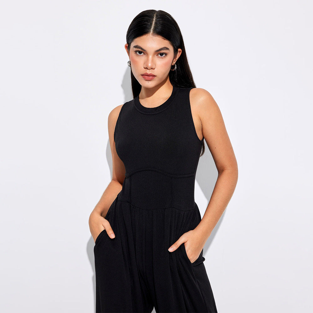 Kvinnors jumpsuit med hög midja och praktiska sidofickor Mirla-Eva Jonsson
