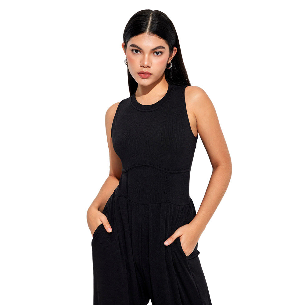 Kvinnors jumpsuit med hög midja och praktiska sidofickor Mirla-Eva Jonsson