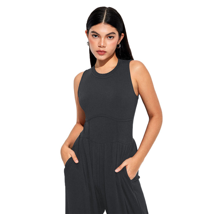 Kvinnors jumpsuit med hög midja och praktiska sidofickor Mirla-Eva Jonsson