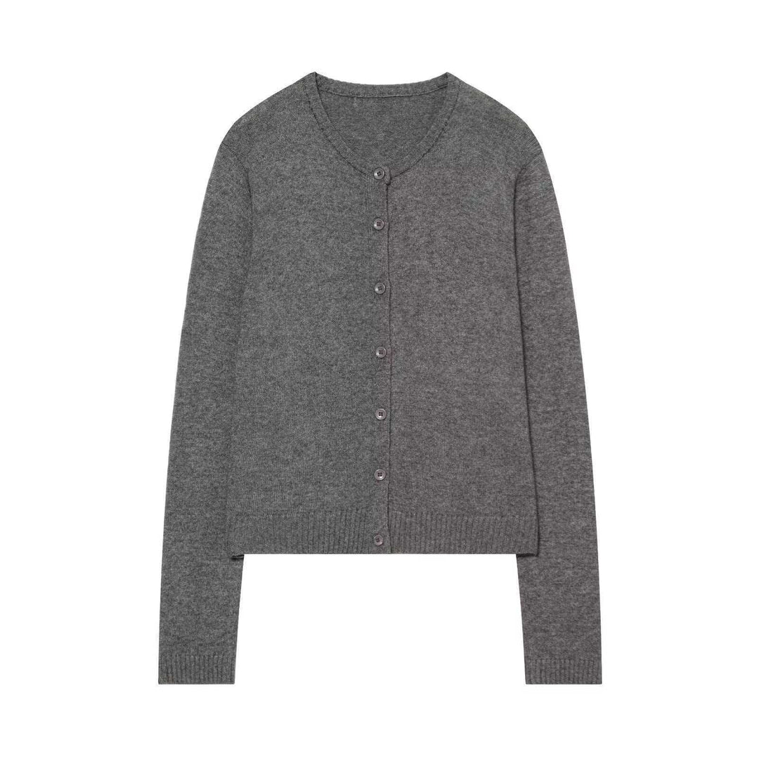 Kvinnors klassiska cardigan med knäppning Mirla-Eva Jonsson