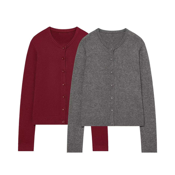 Kvinnors klassiska cardigan med knäppning Mirla-Eva Jonsson