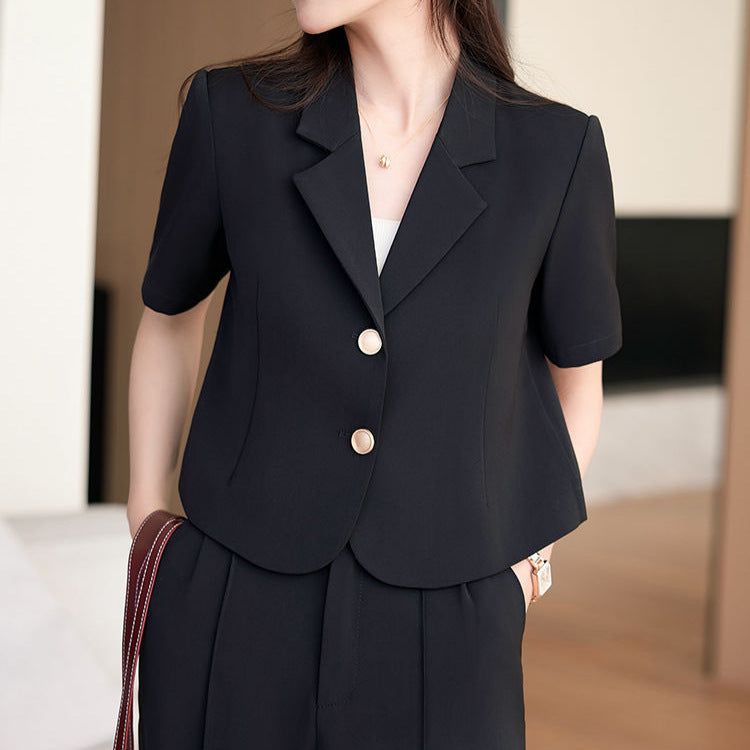 Kvinnors kortärmad blazer Mirla-Eva Jonsson