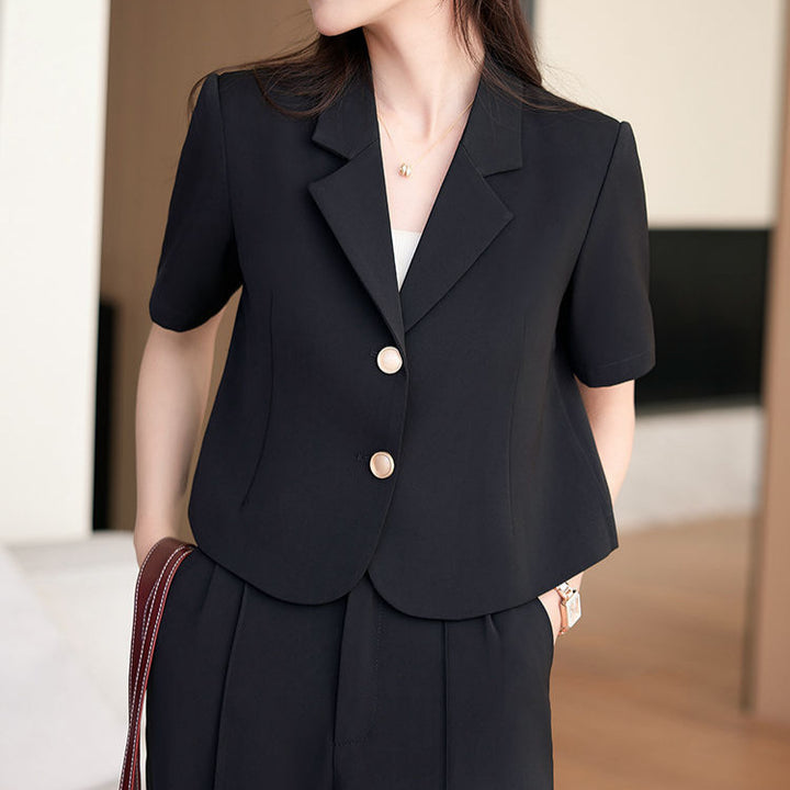 Kvinnors kortärmad blazer Mirla-Eva Jonsson