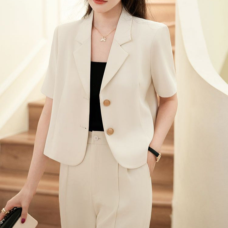 Kvinnors kortärmad blazer Mirla-Eva Jonsson