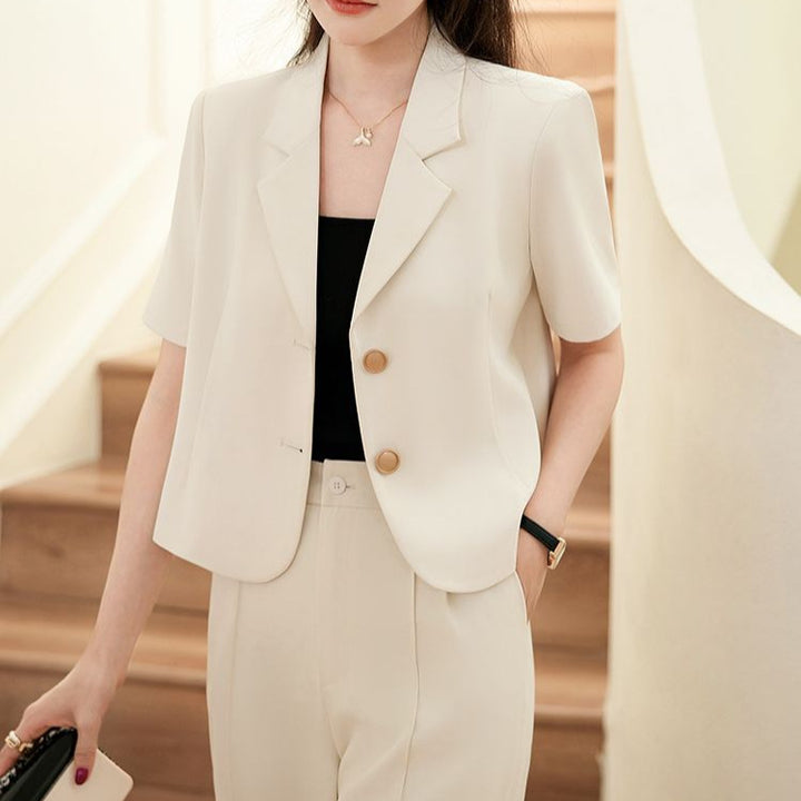 Kvinnors kortärmad blazer Mirla-Eva Jonsson