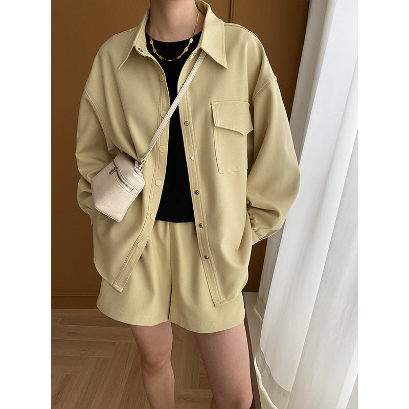 Kvinnors kortärmad blus och shorts set Mirla-Eva Jonsson