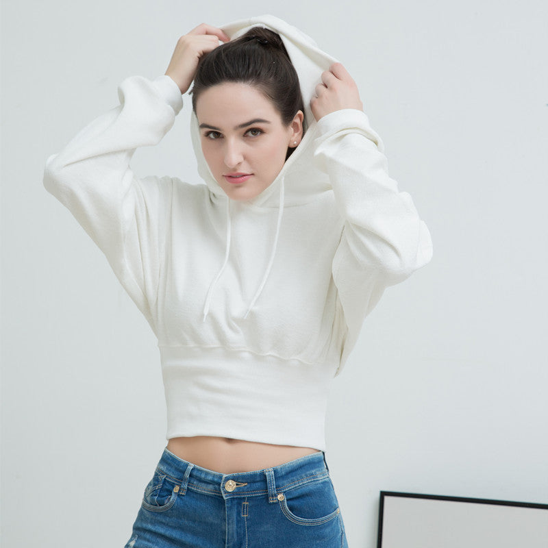 Kvinnors kortärmad hoodie Mirla 1772505869-Eva Jonsson