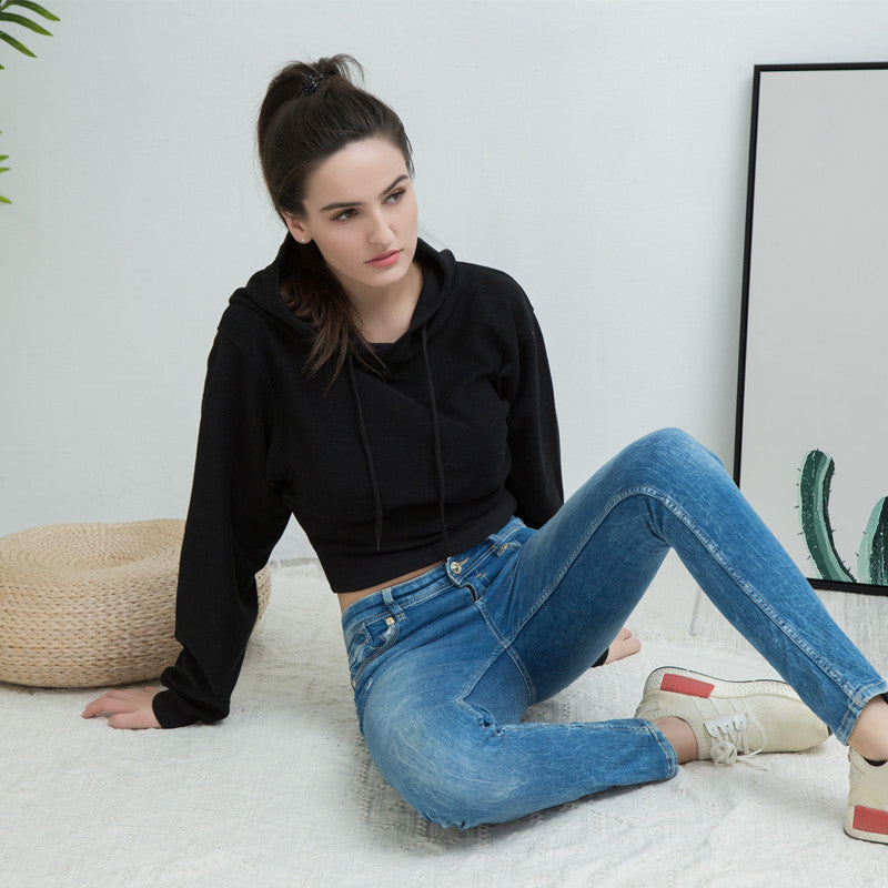 Kvinnors kortärmad hoodie Mirla 1772505869-Eva Jonsson