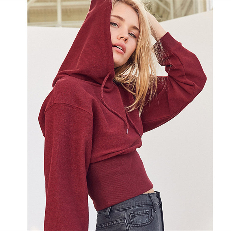 Kvinnors kortärmad hoodie Mirla 1772505869-Eva Jonsson