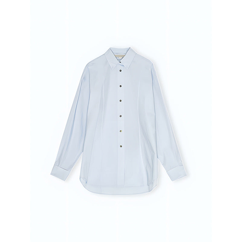 Kvinnors långärmad blus med modern skärning och eleganta detaljer Mirla-Eva Jonsson