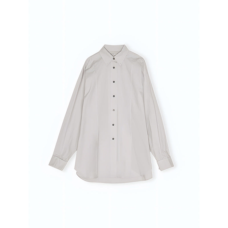 Kvinnors långärmad blus med modern skärning och eleganta detaljer Mirla-Eva Jonsson