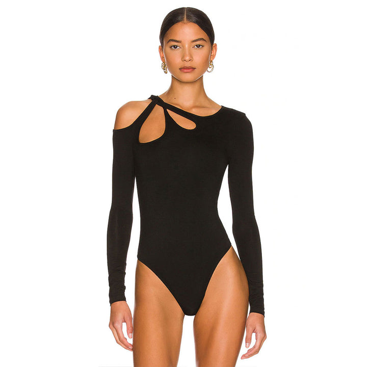 Kvinnors långärmad bodysuit med modernt cut-out design Mirla-Eva Jonsson