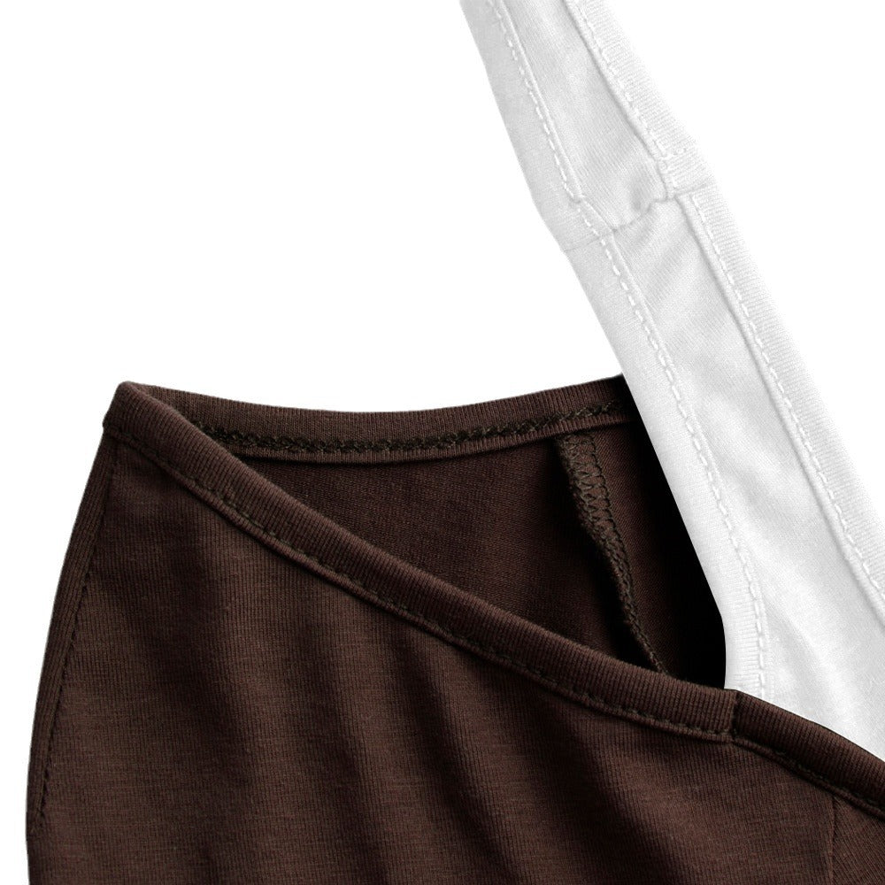 Kvinnors långärmad skjorta med dubbel design och drapering Mirla-Eva Jonsson
