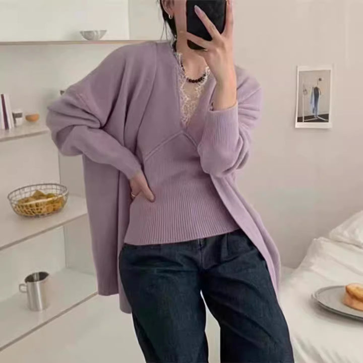 Kvinnors ledig cardigan med en lös passform och bekvämt material Mirla-Eva Jonsson