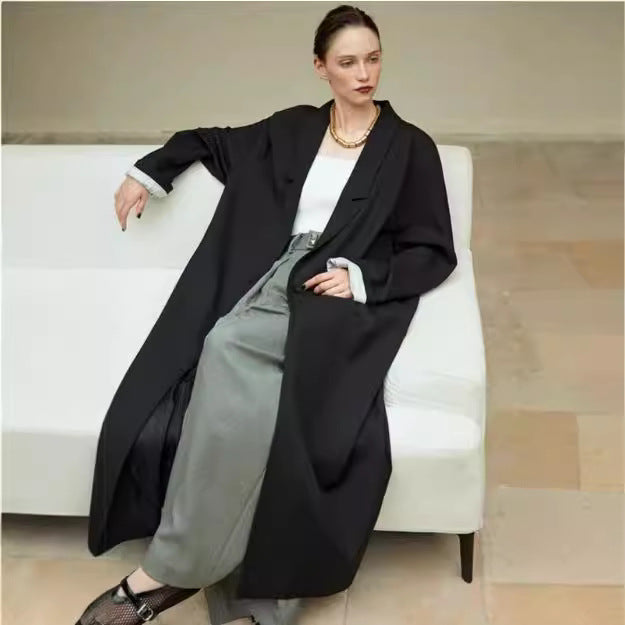 Kvinnors löst fallande oversized kappa Mirla-Eva Jonsson