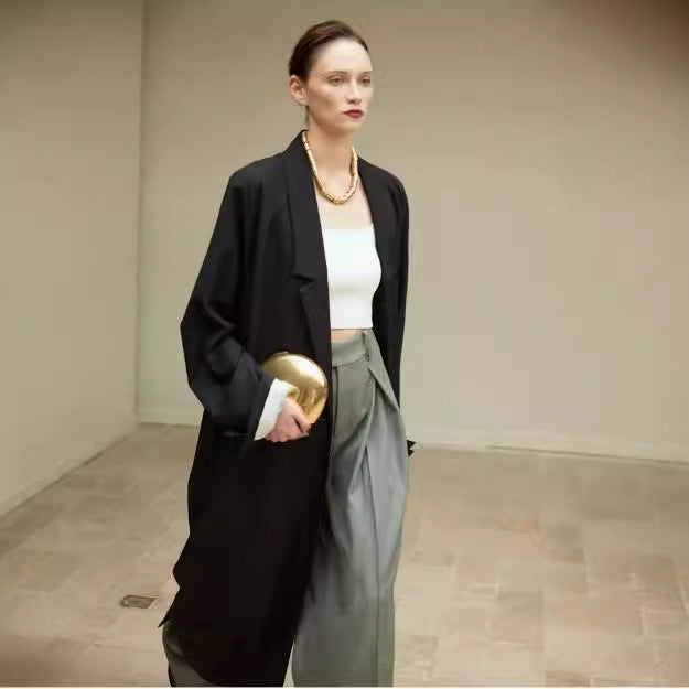 Kvinnors löst fallande oversized kappa Mirla-Eva Jonsson