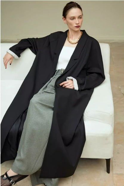Kvinnors löst fallande oversized kappa Mirla-Eva Jonsson