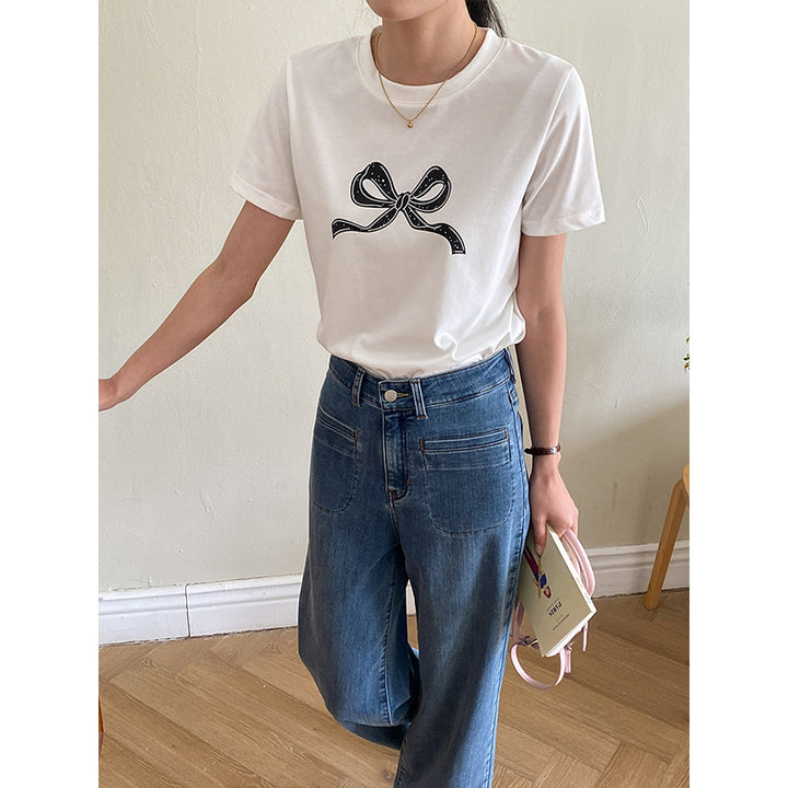 Kvinnors löst sittande högmidjade jeans Mirla-Eva Jonsson