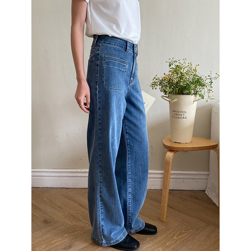 Kvinnors löst sittande högmidjade jeans Mirla-Eva Jonsson