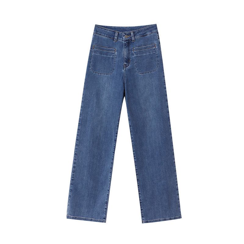 Kvinnors löst sittande högmidjade jeans Mirla-Eva Jonsson