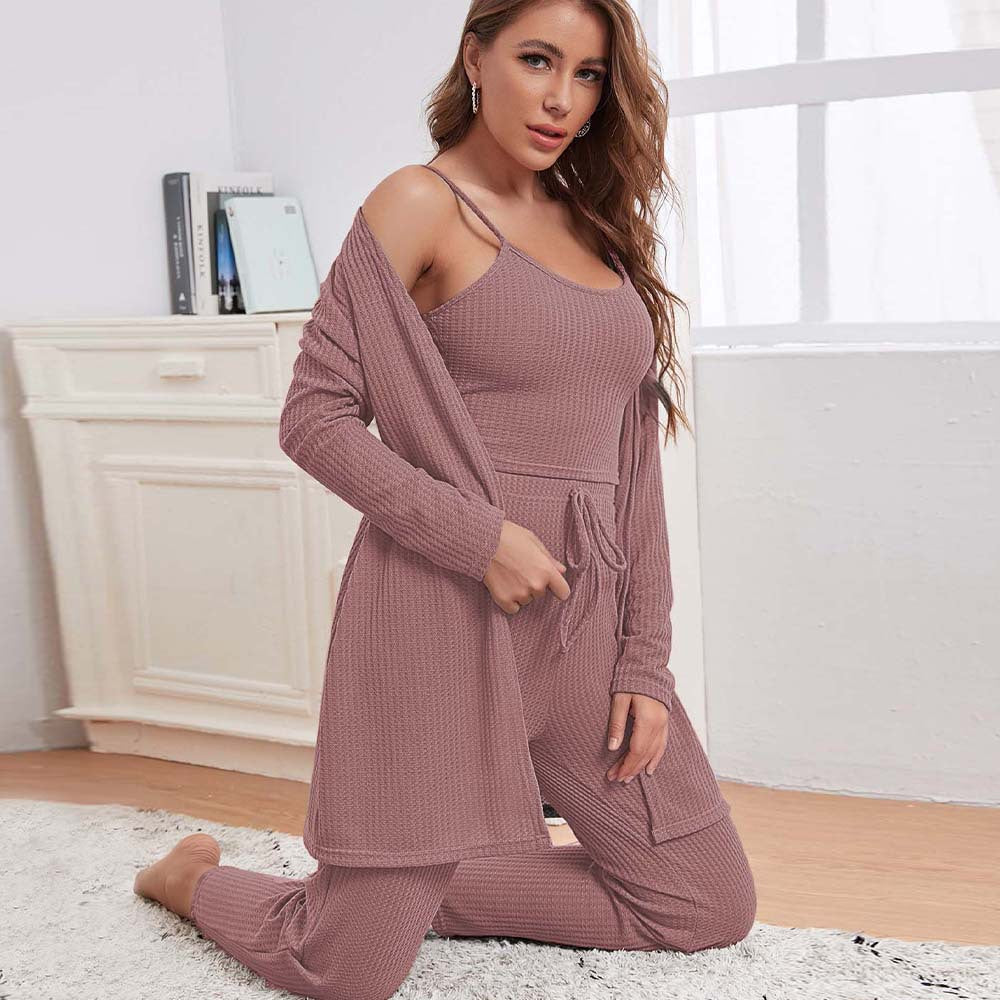 Kvinnors loungset med elastisk midja, dragsko och bekväm passform Mirla-Eva Jonsson