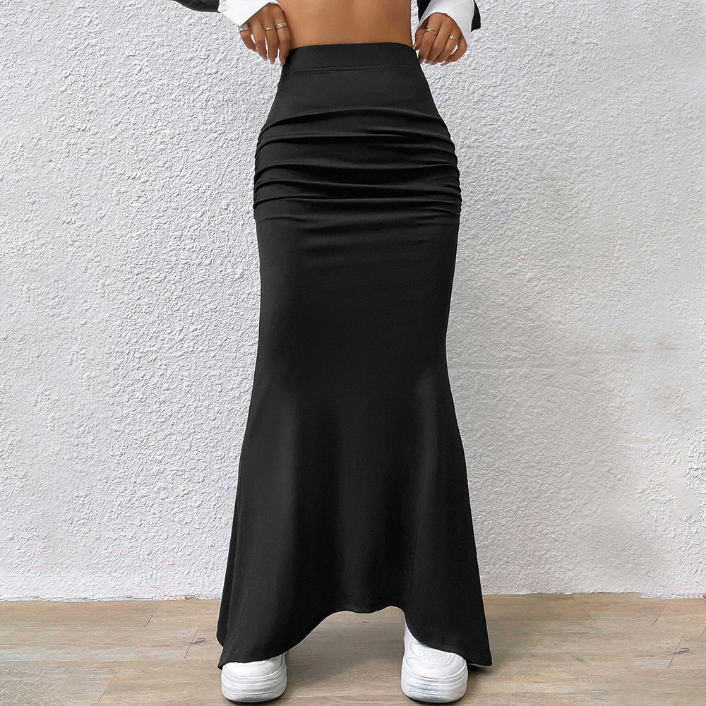 Kvinnors maxi kjol med sofistikerade ruffle-detaljer och elegant snitt Mirla-Eva Jonsson